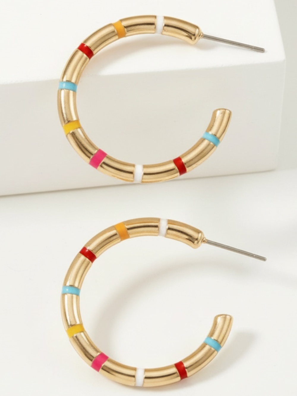 Womens‎ Gold Small Open Hoop Earrings